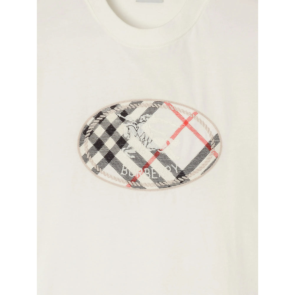 Burberry White T-Shirts & Vests - T-Shirts Men BURBERRY