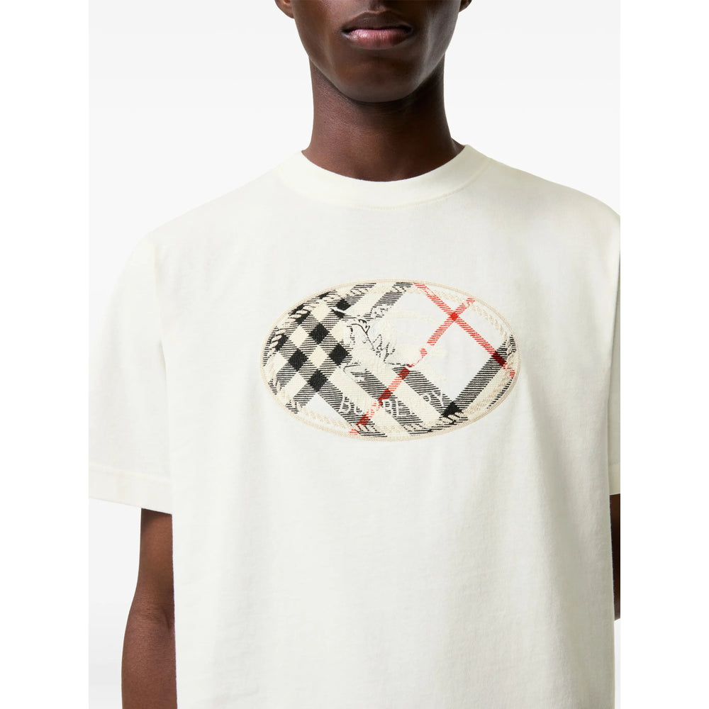 Burberry White T-Shirts & Vests - T-Shirts Men BURBERRY