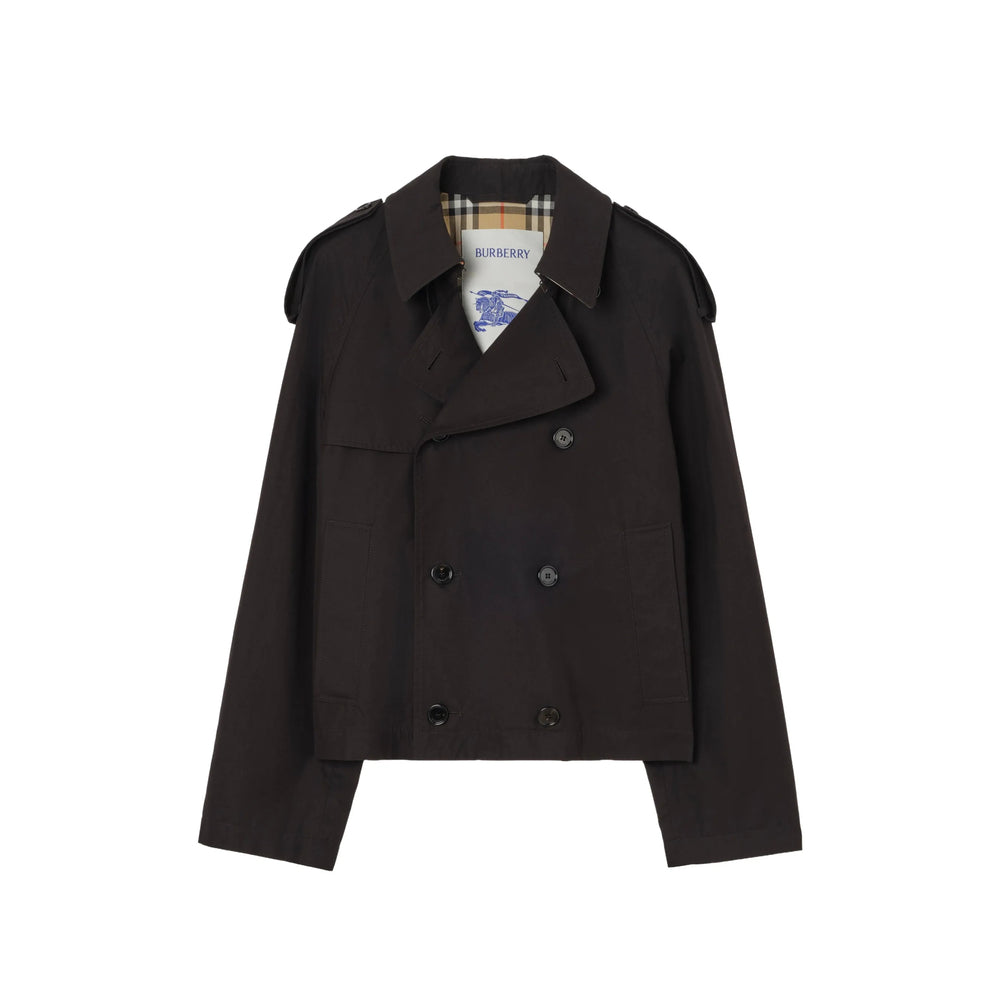Burberry Black Coats - Trench Coats Men BURBERRY