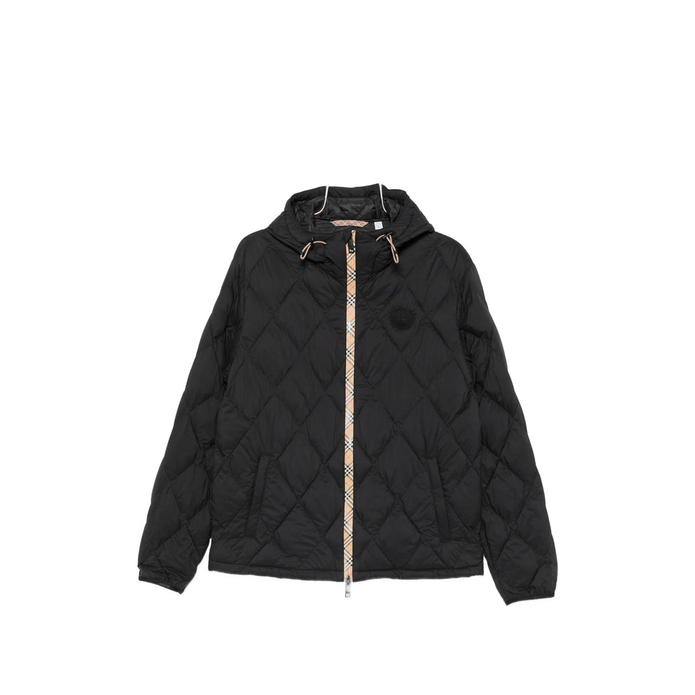 Burberry Black Jackets - Hooded Jackets Men BURBERRY