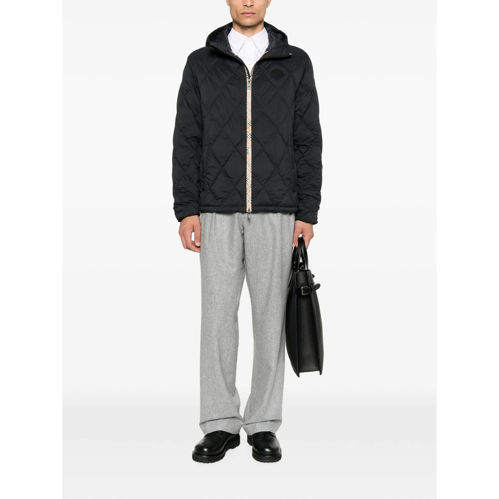 Burberry Black Jackets - Hooded Jackets Men BURBERRY