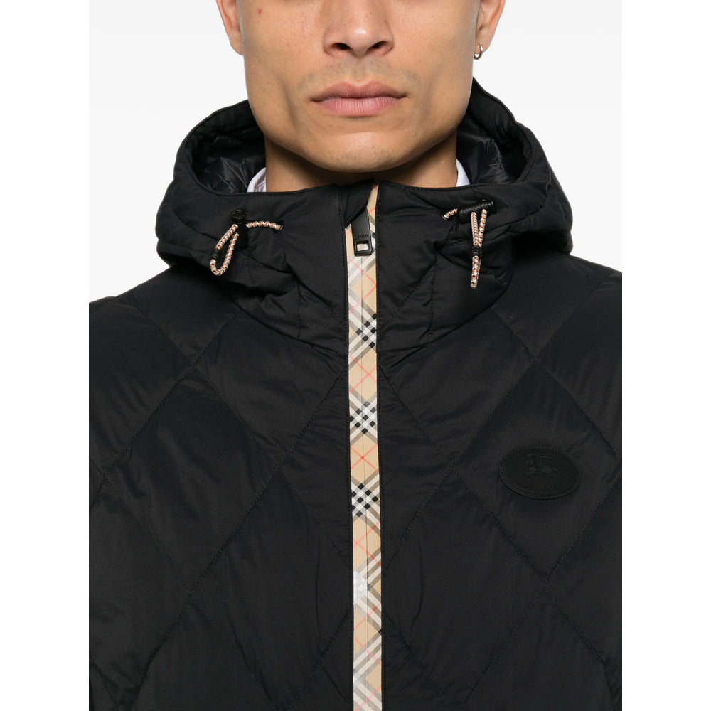 Burberry Black Jackets - Hooded Jackets Men BURBERRY