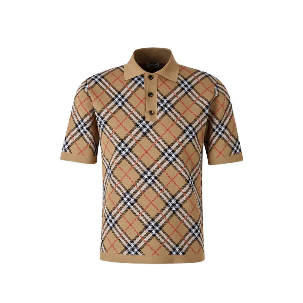 Burberry Neutrals Polo Shirts Men BURBERRY