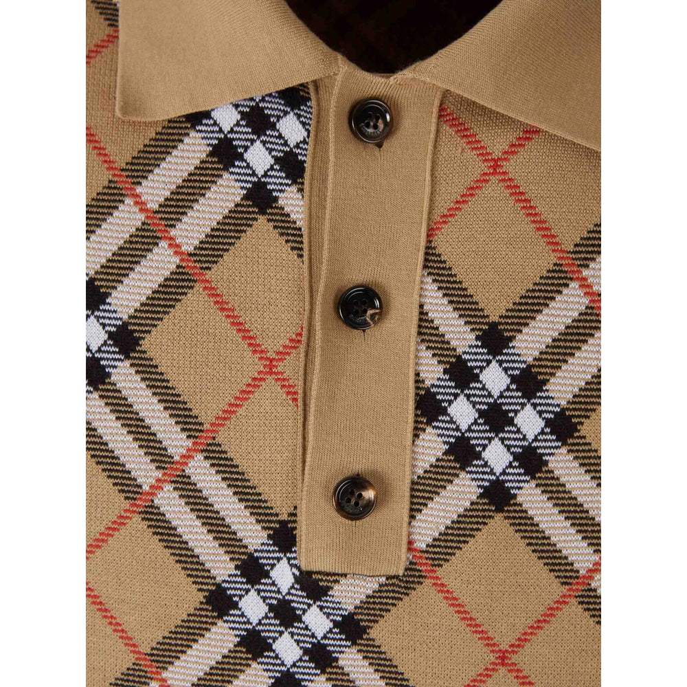 Burberry Neutrals Polo Shirts Men BURBERRY