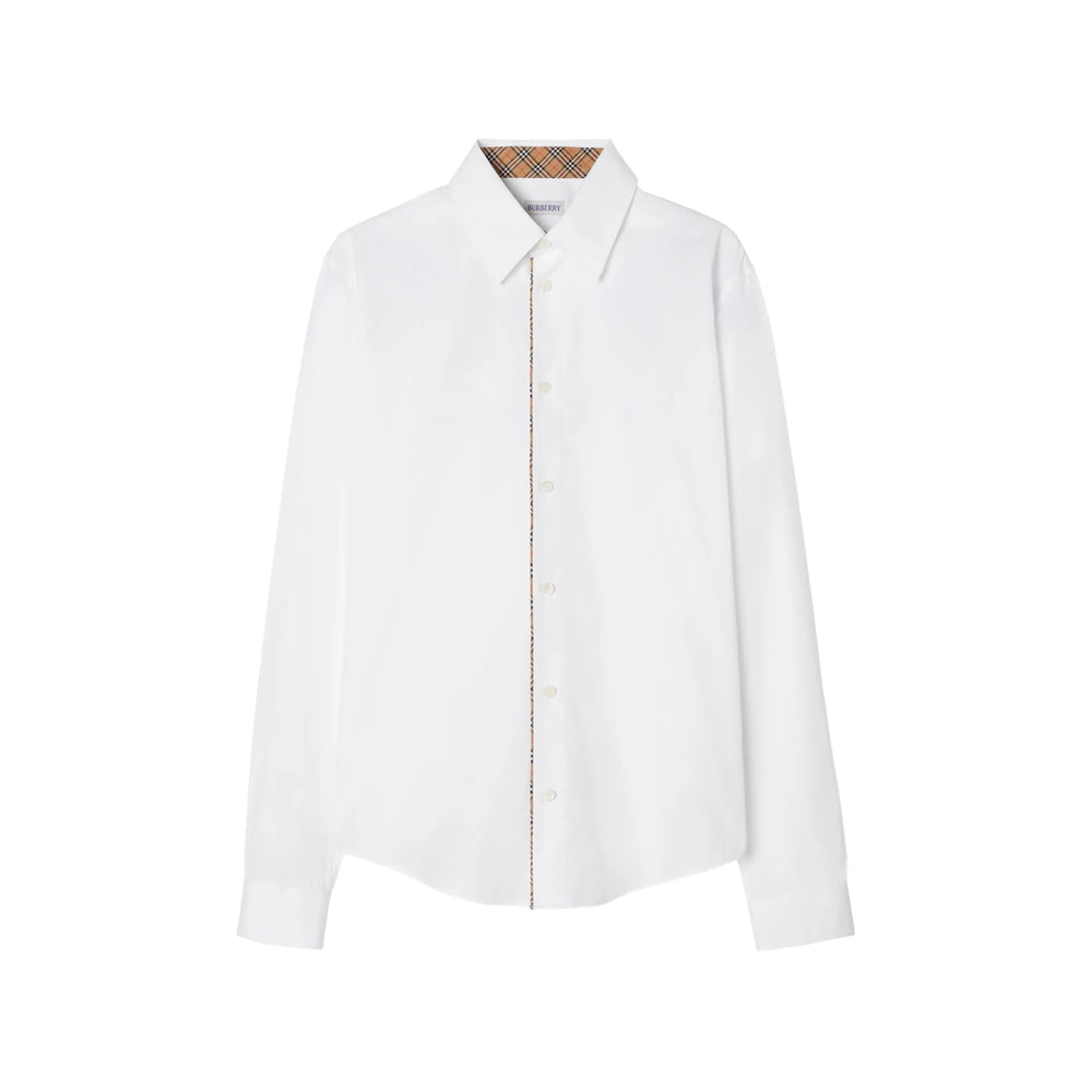 Burberry White Shirts Men BURBERRY