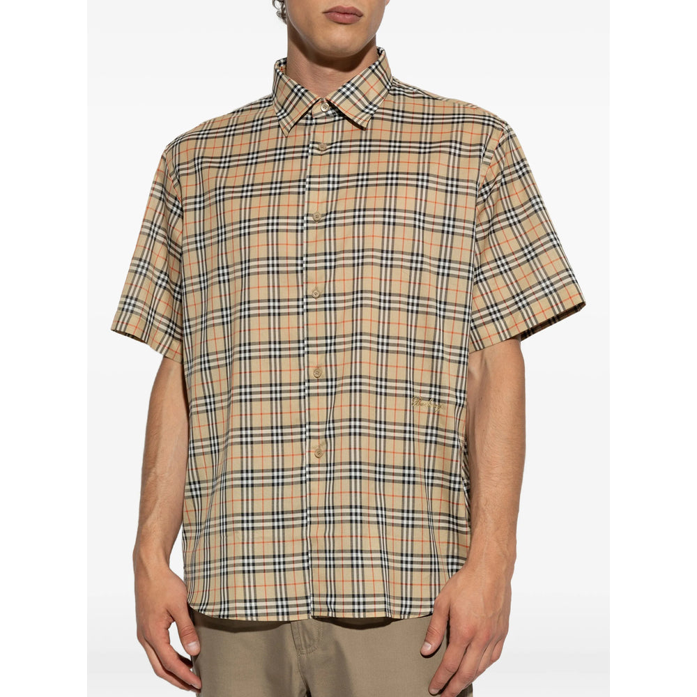 Burberry Neutrals Shirts Men BURBERRY