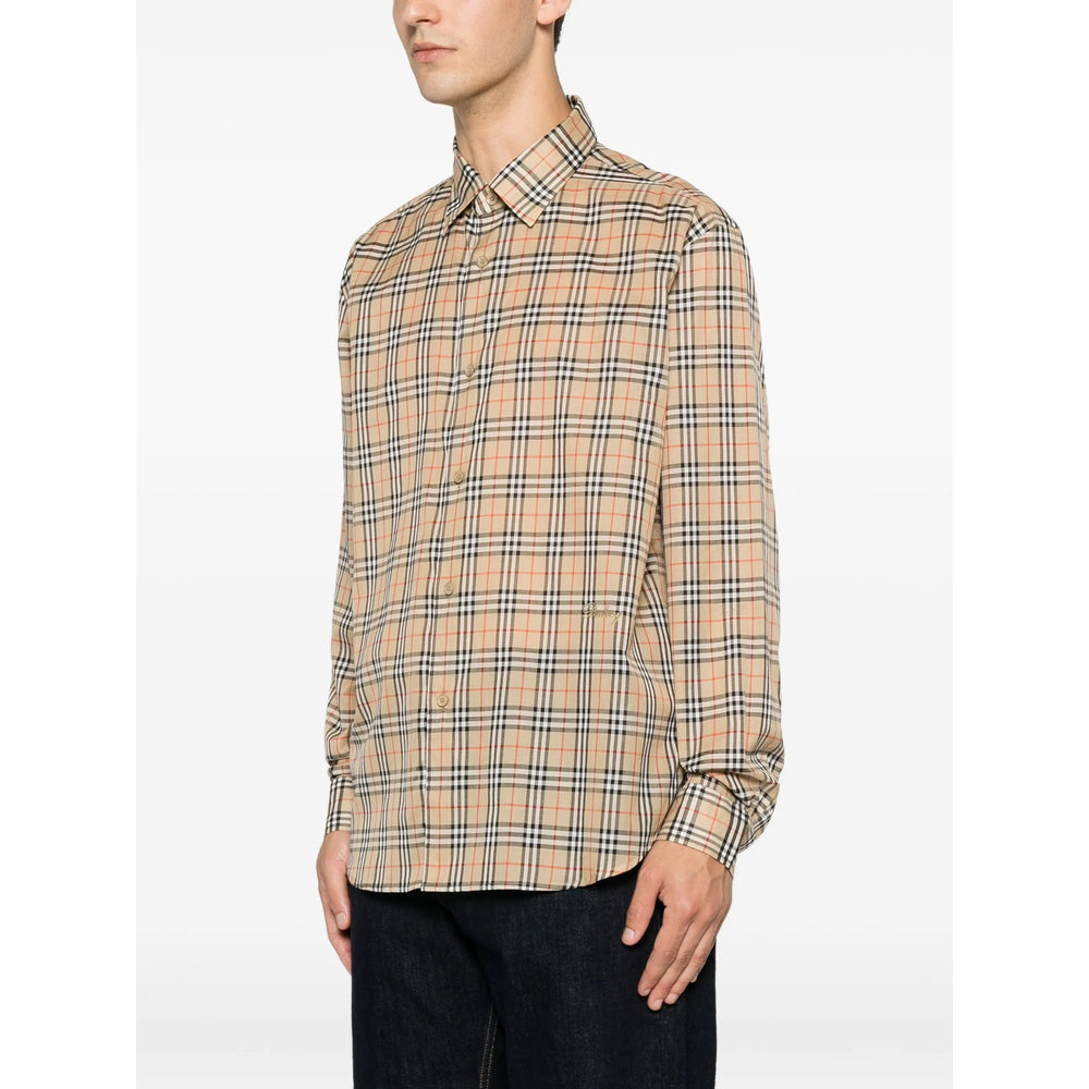 Burberry Neutrals Shirts Men BURBERRY