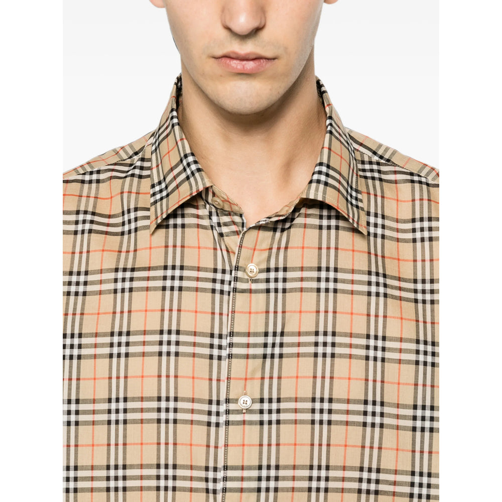 Burberry Neutrals Shirts Men BURBERRY