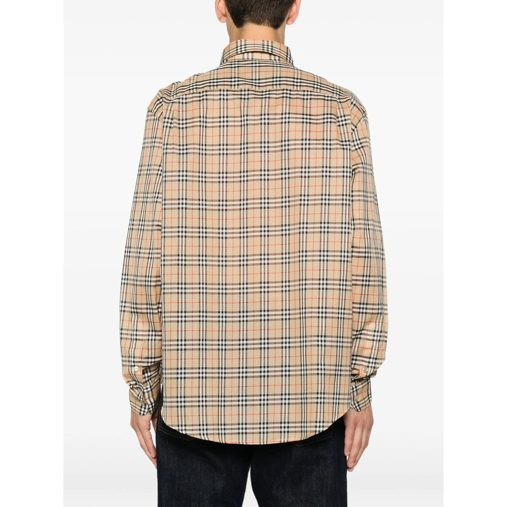 Burberry Neutrals Shirts Men BURBERRY