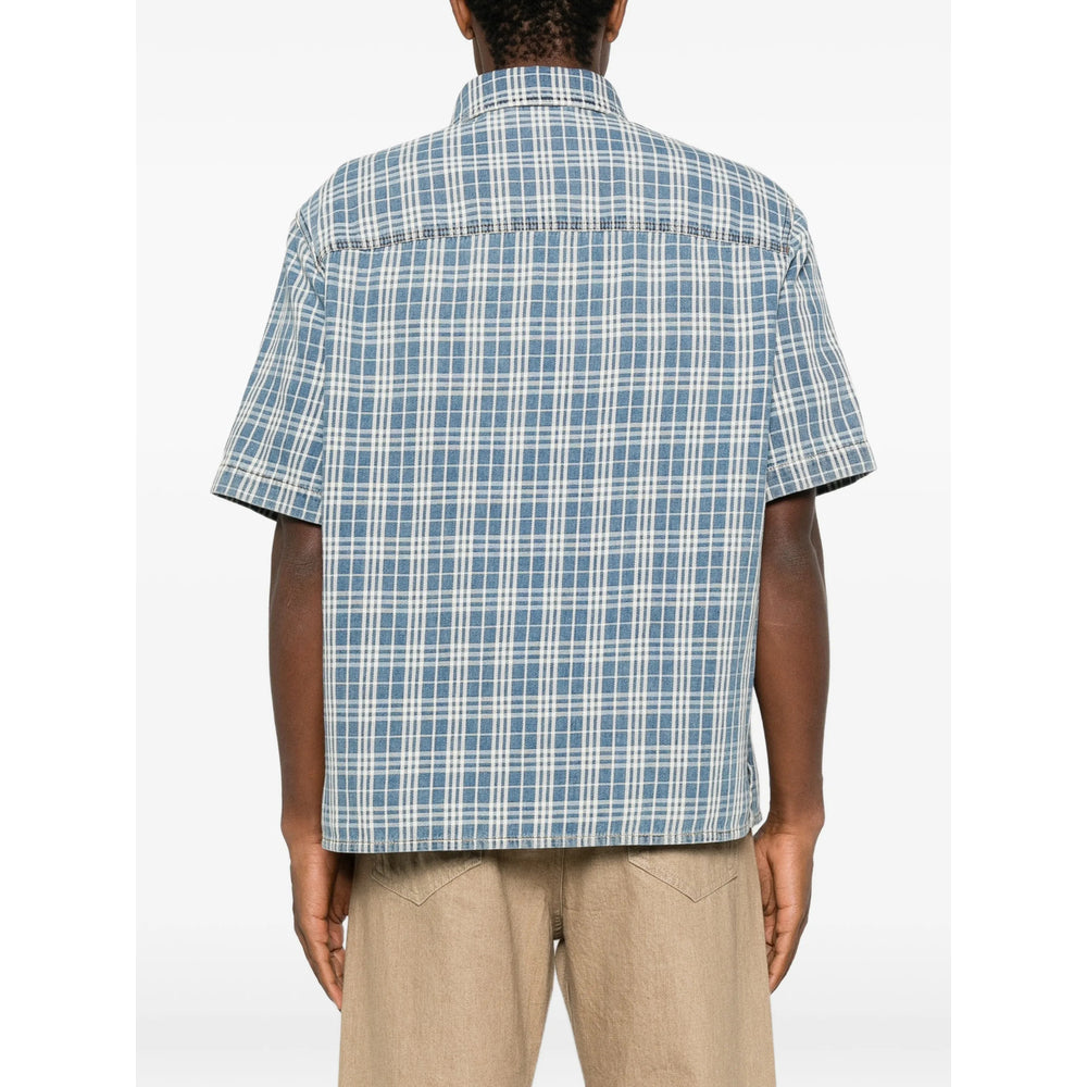 Burberry Blue Shirts Men BURBERRY