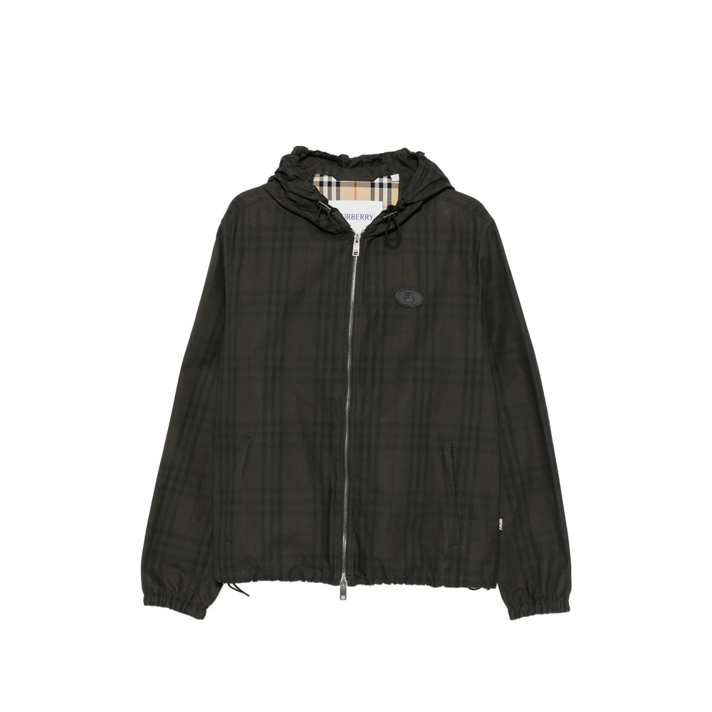 Burberry Brown Jackets - Hooded Jackets Men BURBERRY