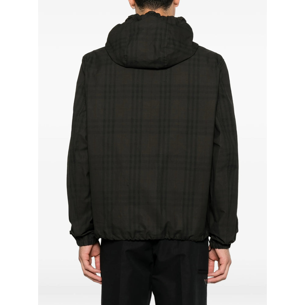 Burberry Brown Jackets - Hooded Jackets Men BURBERRY