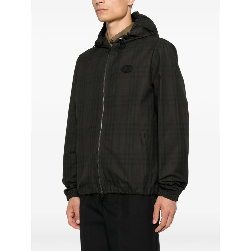 Burberry Brown Jackets - Hooded Jackets Men BURBERRY