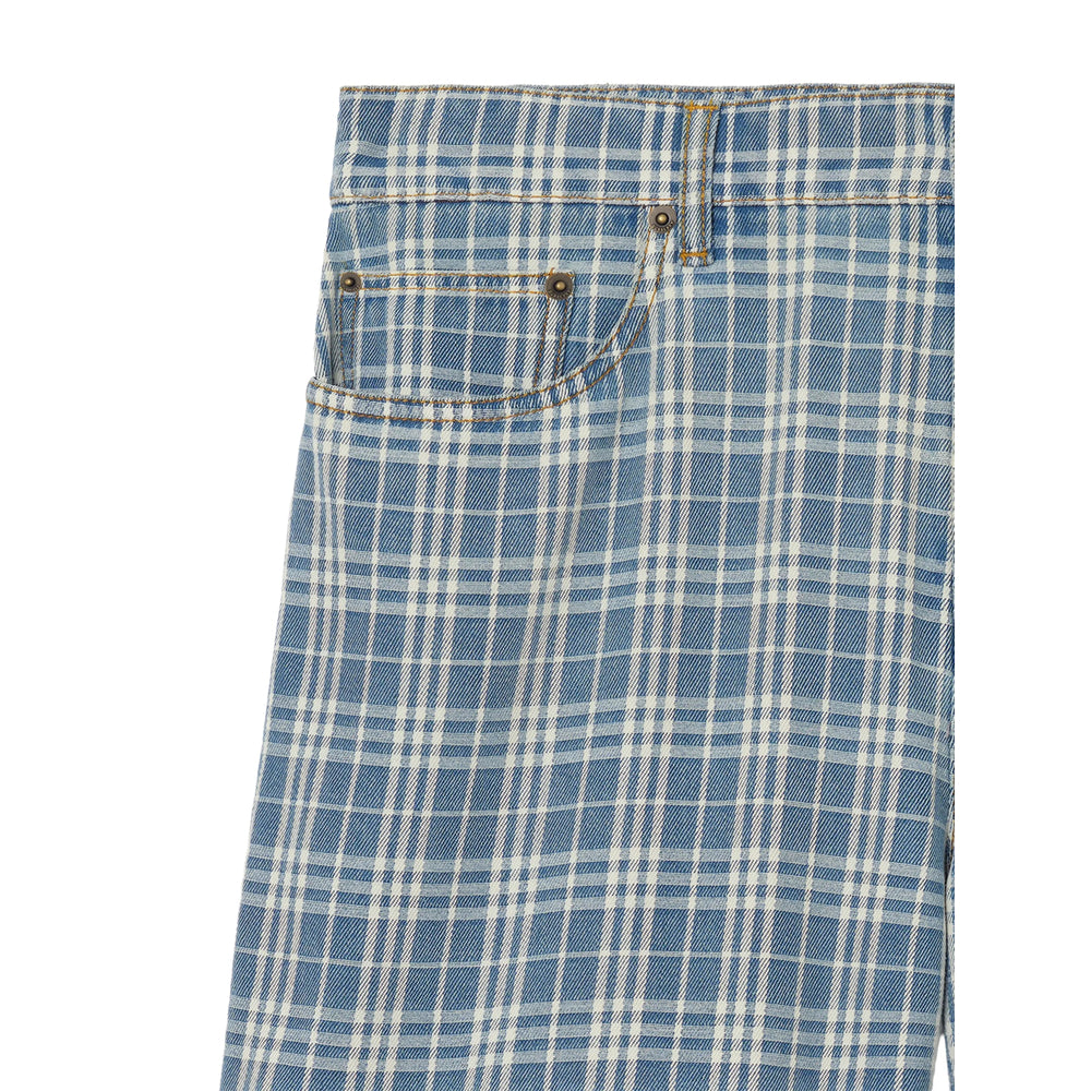 Burberry Blue Denim - Loose-Fit Jeans Men BURBERRY