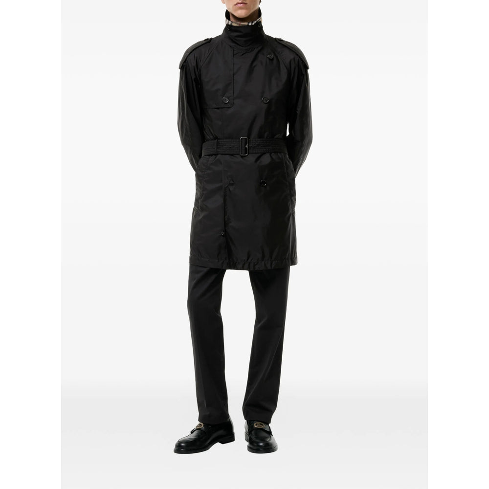 Burberry Black Coats - Trench Coats Men BURBERRY