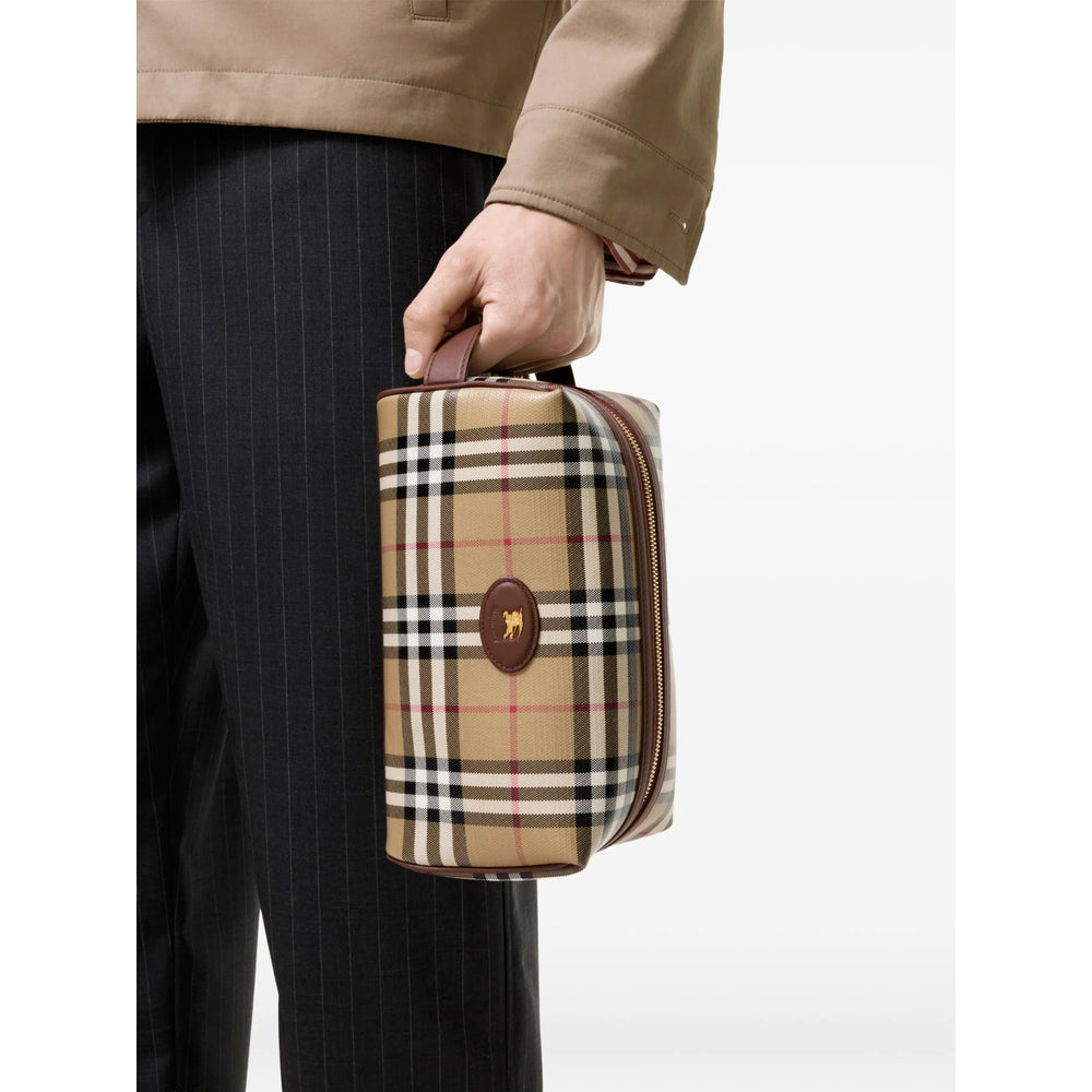 Burberry Neutrals Wash Bags Men BURBERRY