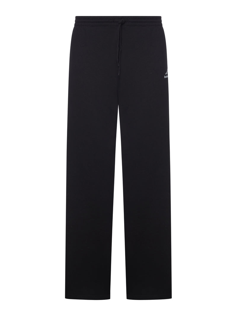 Balenciaga Men Bodies Baggy Jogging Pants In Dry Black Fleece BALENCIAGA
