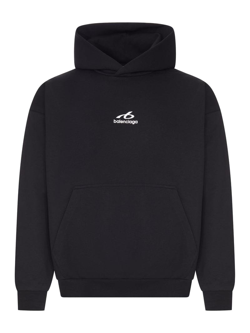 Balenciaga Men Bodies Sweatshirt In Black Dry Fleece BALENCIAGA