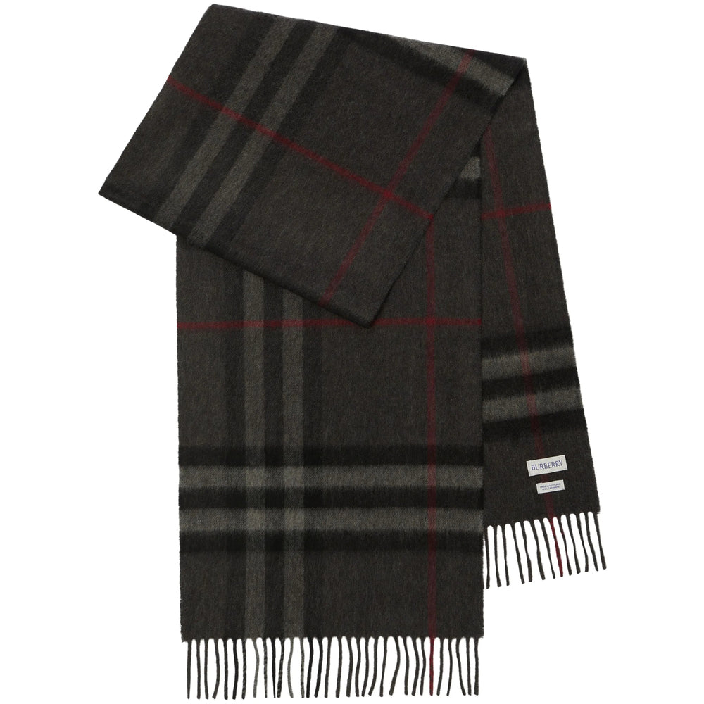 Burberry Grey Scarves Men BURBERRY