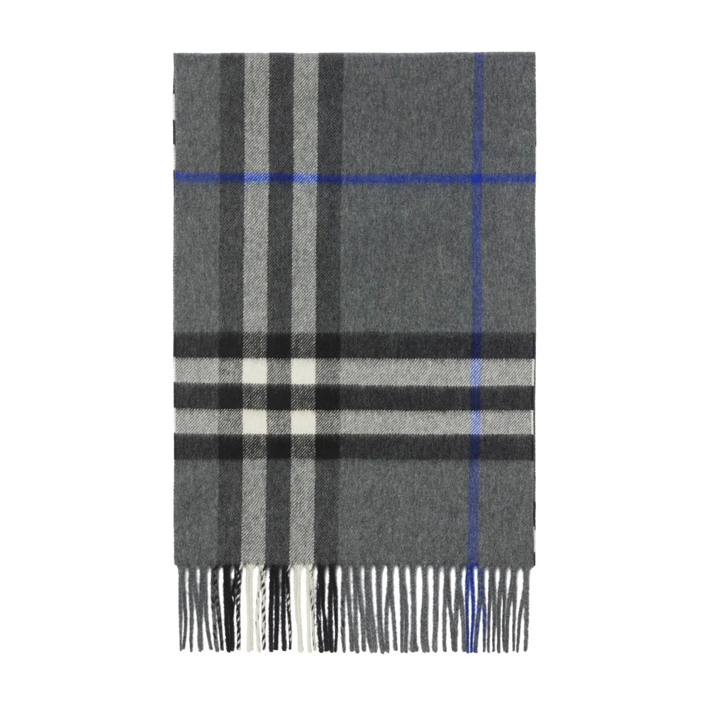 Burberry Grey Scarves Men BURBERRY