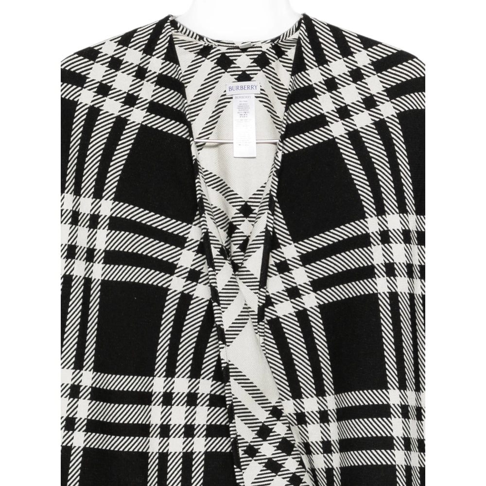 Burberry Black Jackets - Capes & Ponchos Women BURBERRY
