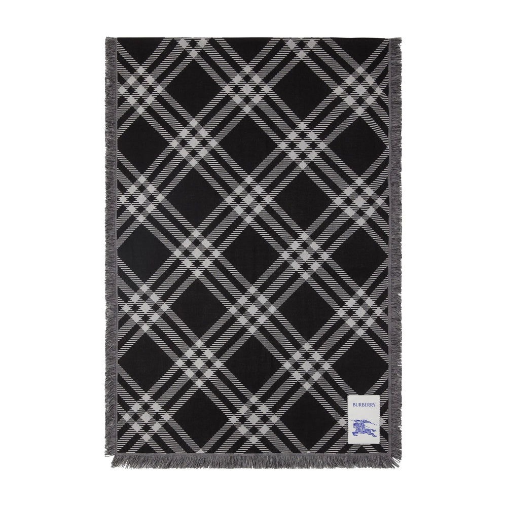 Burberry Black Scarves Men BURBERRY