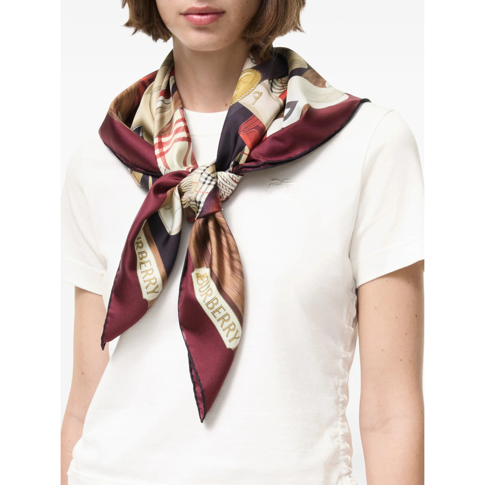 Burberry Red Scarves Men BURBERRY