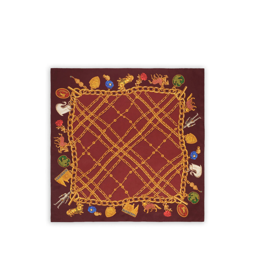 Burberry Red Scarves Men BURBERRY