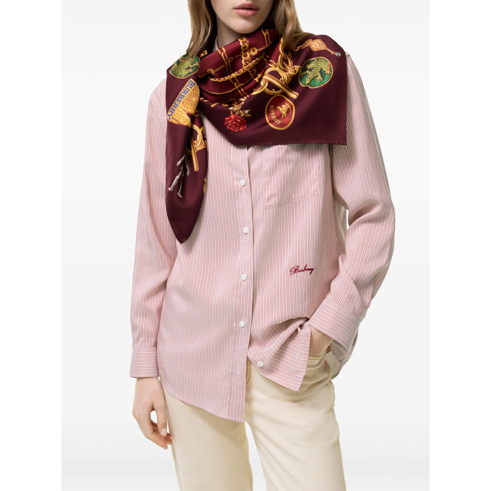 Burberry Red Scarves Men BURBERRY
