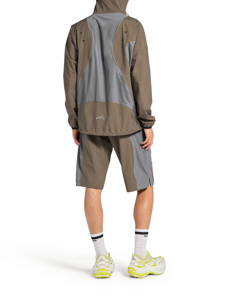 Balenciaga Men Men`S Techwear Zip-Up Jacket In Grey BALENCIAGA