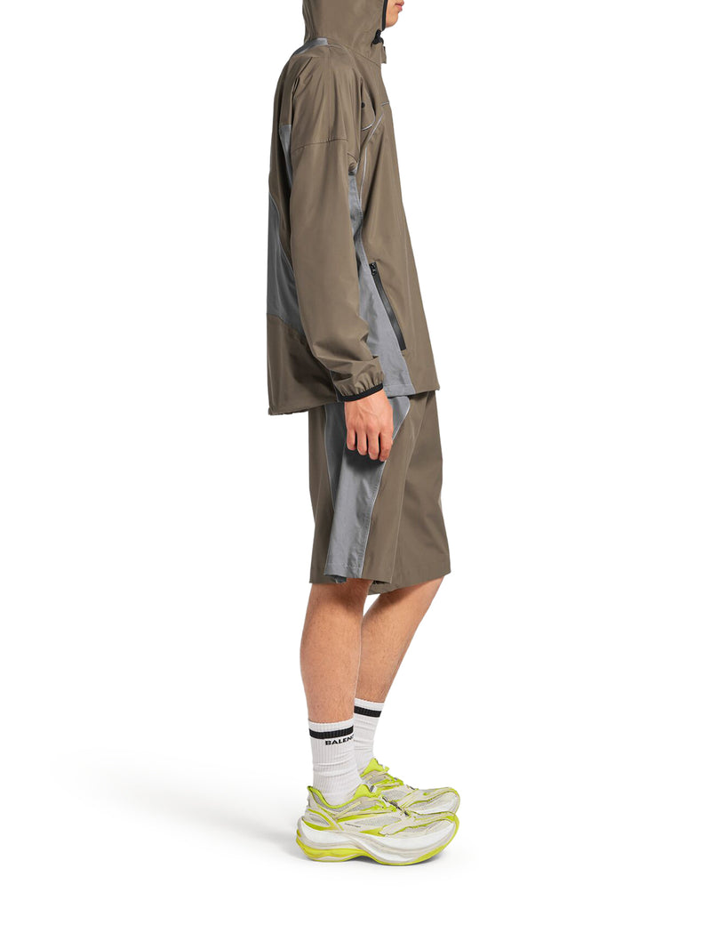 Balenciaga Men Men`S Techwear Zip-Up Jacket In Grey BALENCIAGA