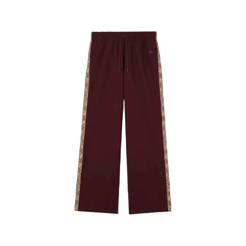Burberry Red Trousers - Track Pants Women BURBERRY