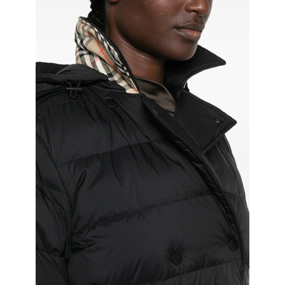 Burberry Black Coats - Single Breasted Coats Women BURBERRY
