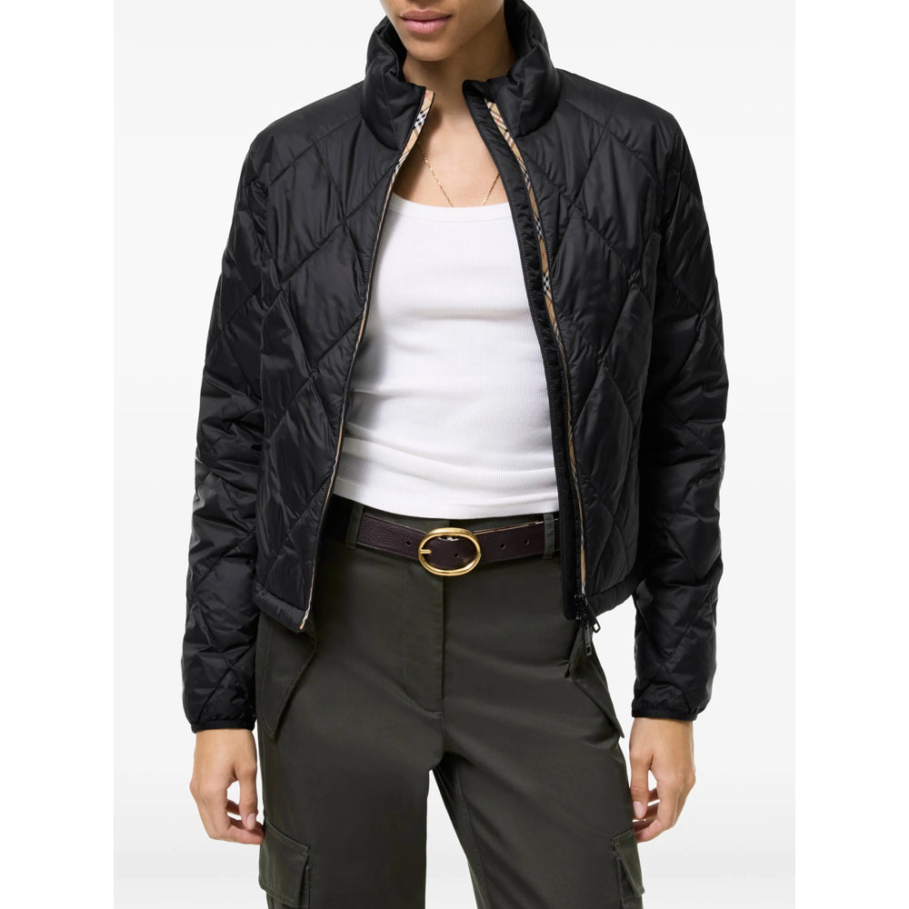 Burberry Black Jackets - Puffer Jackets Women BURBERRY