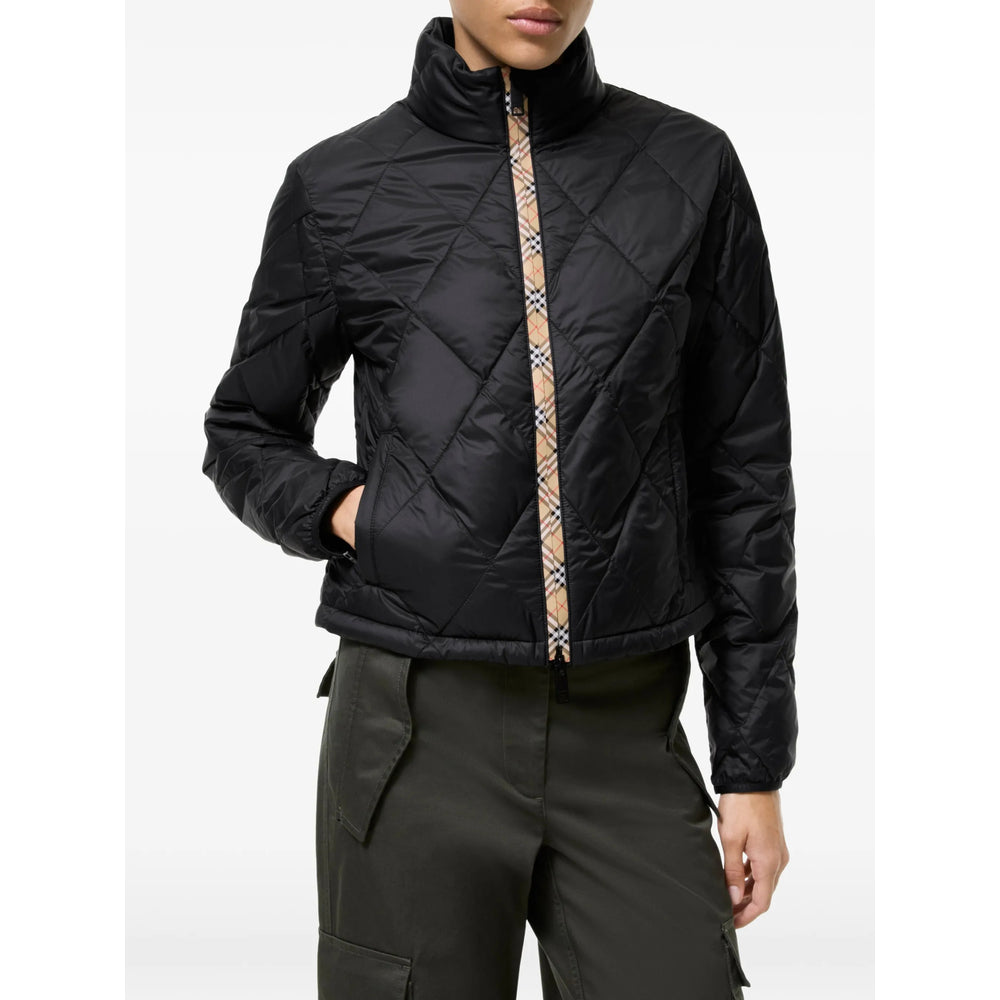 Burberry Black Jackets - Puffer Jackets Women BURBERRY