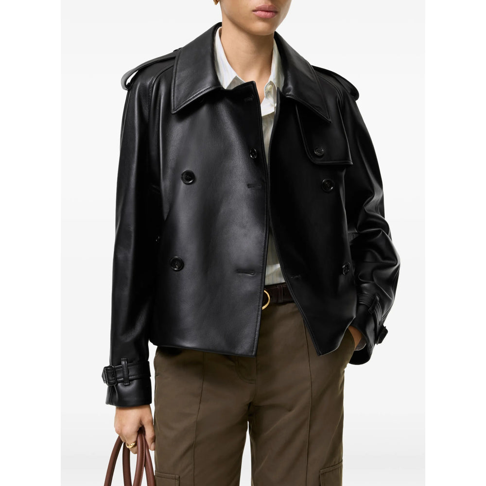 Burberry Black Jackets - Cropped Jackets Women BURBERRY