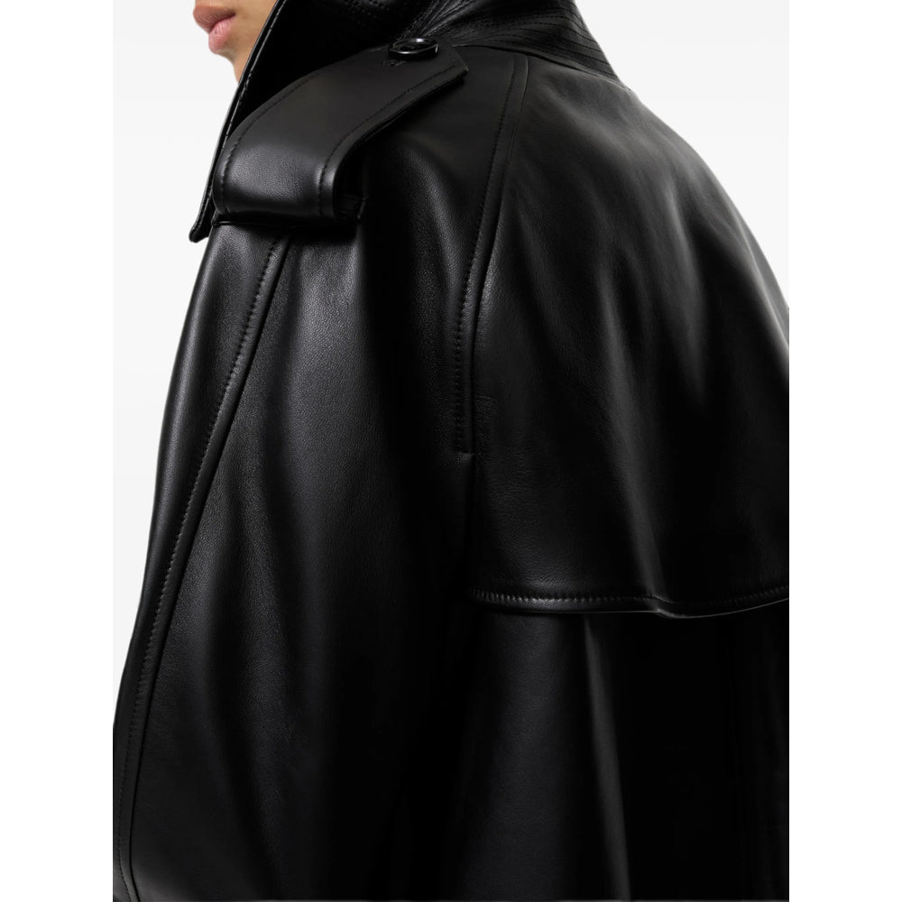 Burberry Black Jackets - Cropped Jackets Women BURBERRY