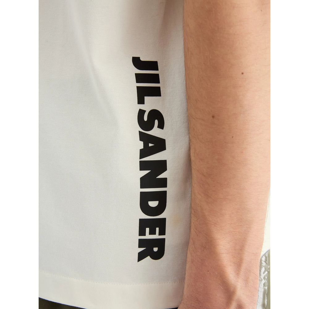 Jil Sander White T-Shirts & Vests - T-Shirts Men JIL SANDER