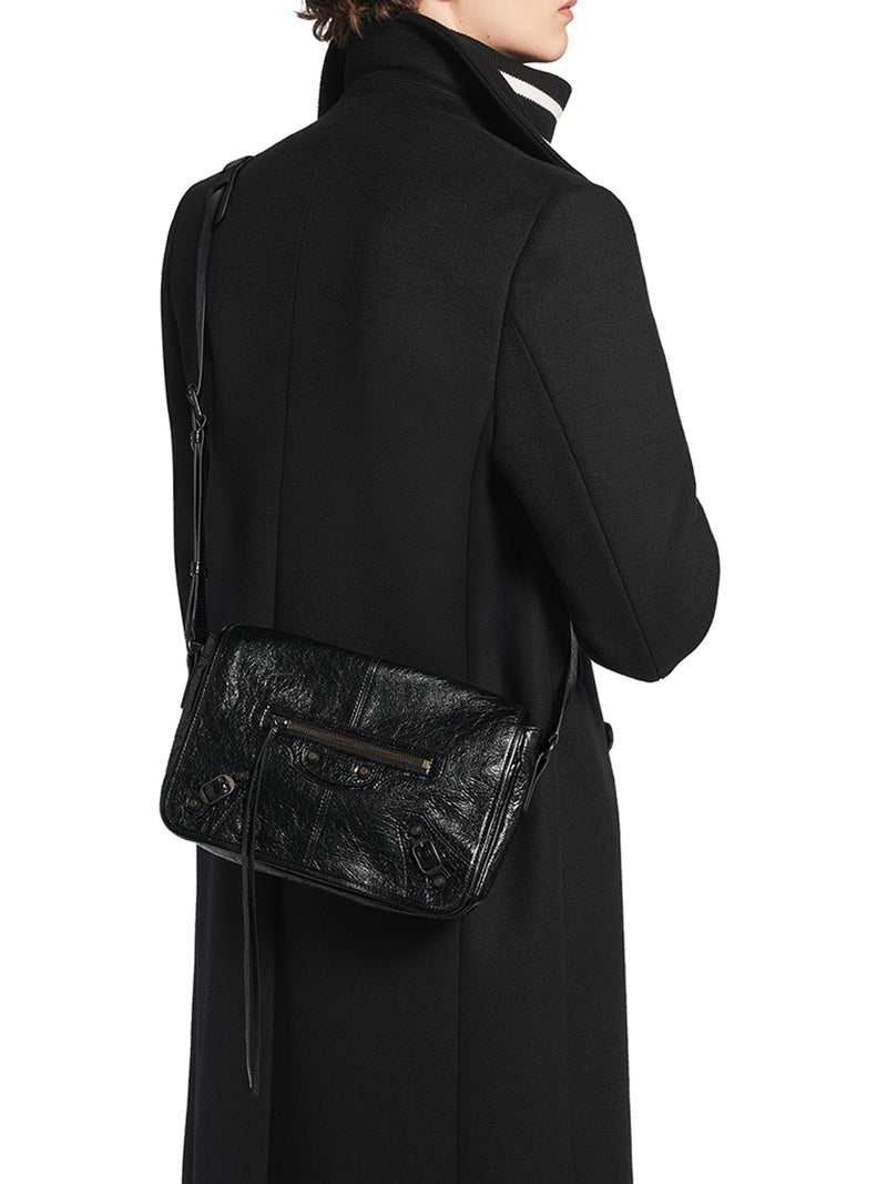 Balenciaga Men Le City Small Flap Messenger Bag BALENCIAGA