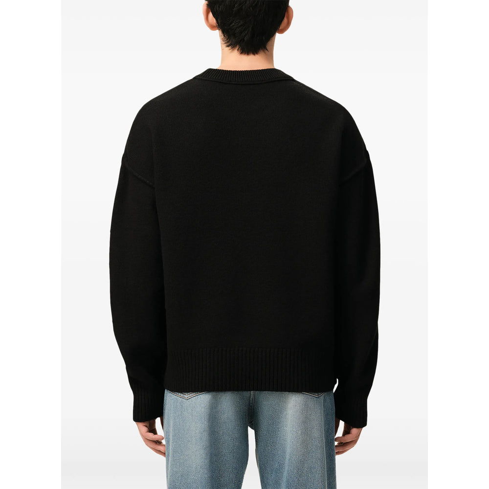 Ami Paris Black Sweaters & Knitwear - Jumpers Men AMI PARIS