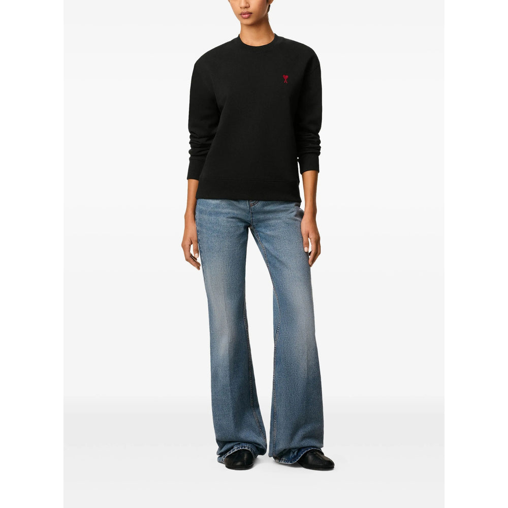Ami Paris Black Sweaters & Knitwear - Sweatshirts Men AMI PARIS