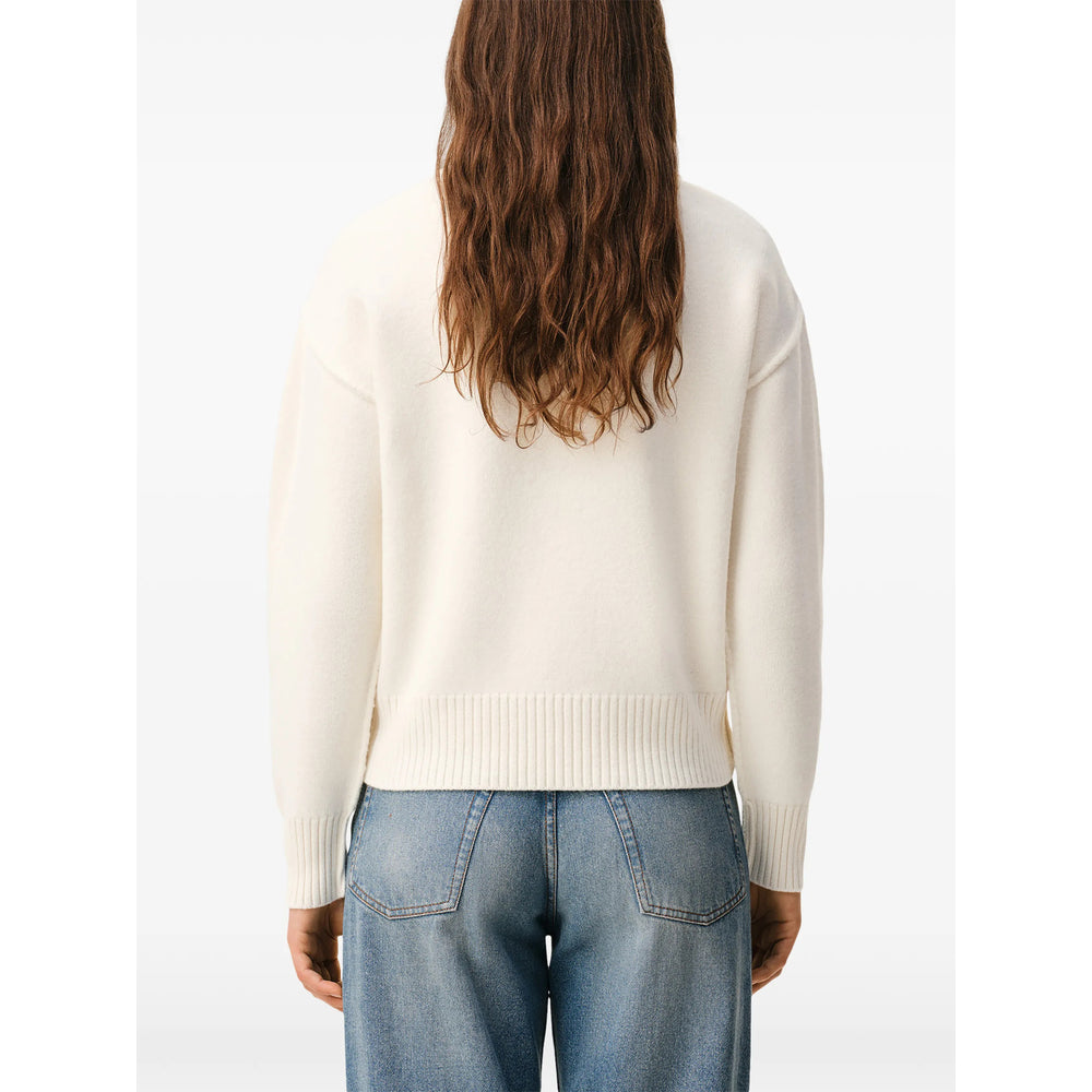 Ami Paris Neutrals Sweaters & Knitwear - Jumpers Men AMI PARIS