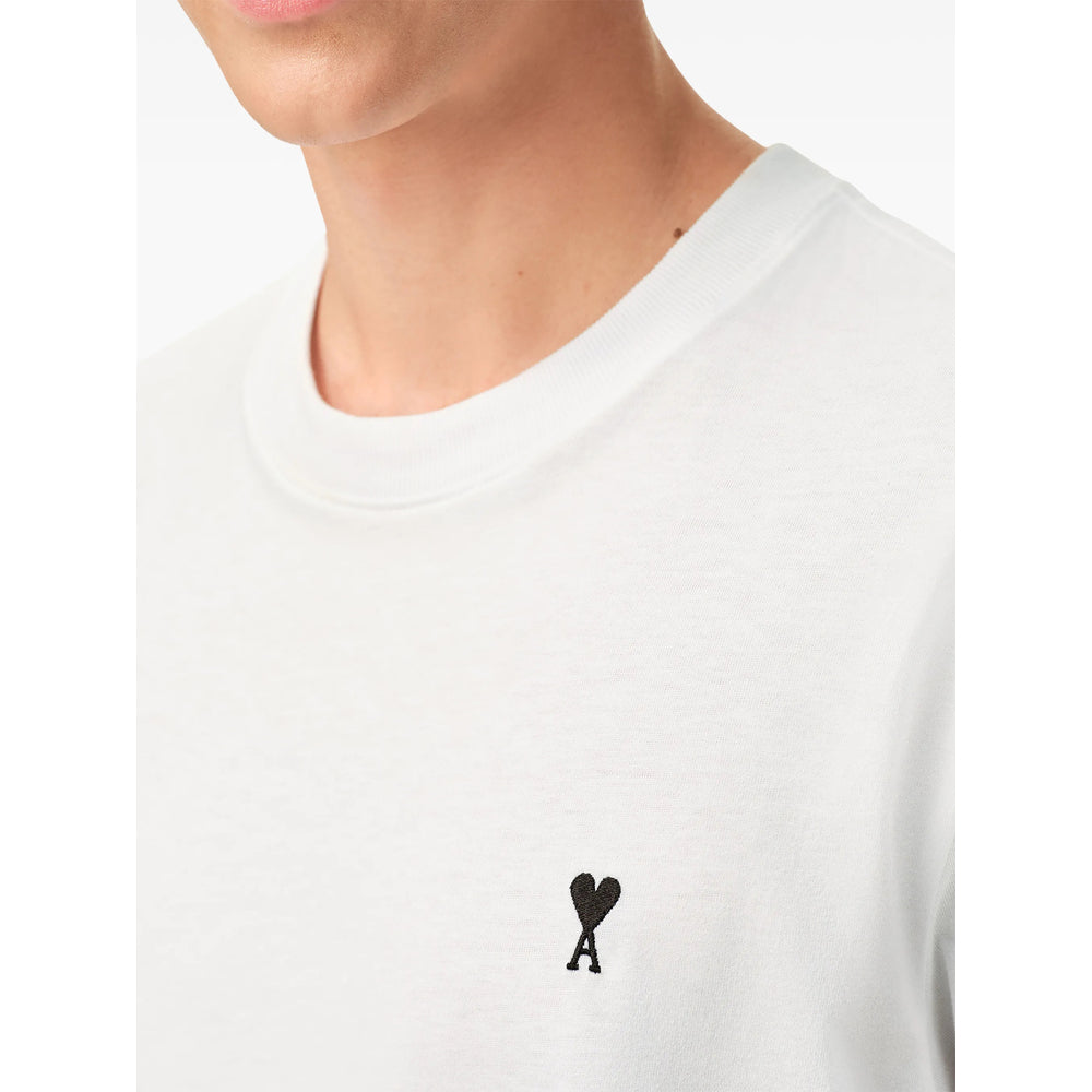 Ami Paris White T-Shirts & Vests - T-Shirts Men