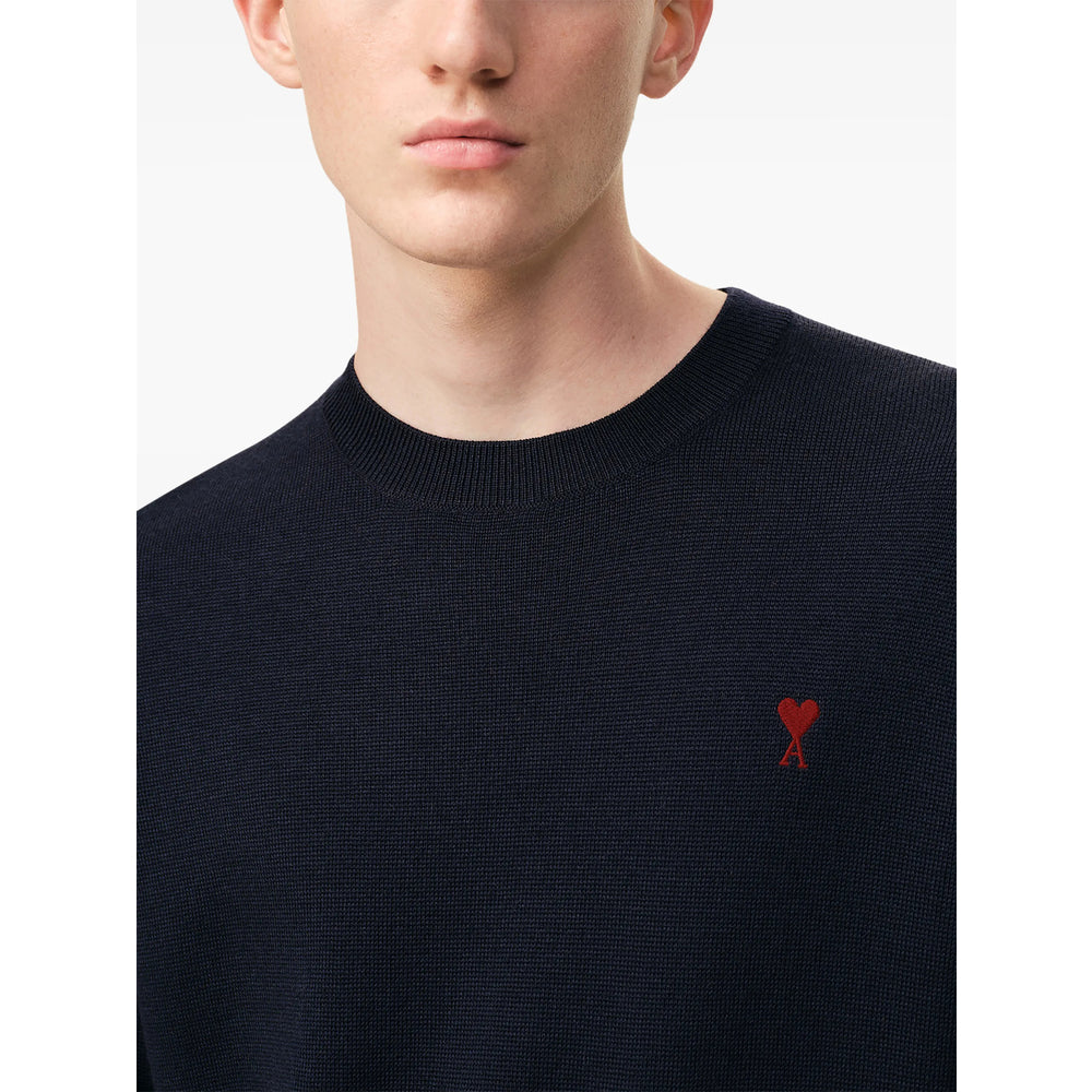 Ami Paris Blue Sweaters & Knitwear - Jumpers Men AMI PARIS