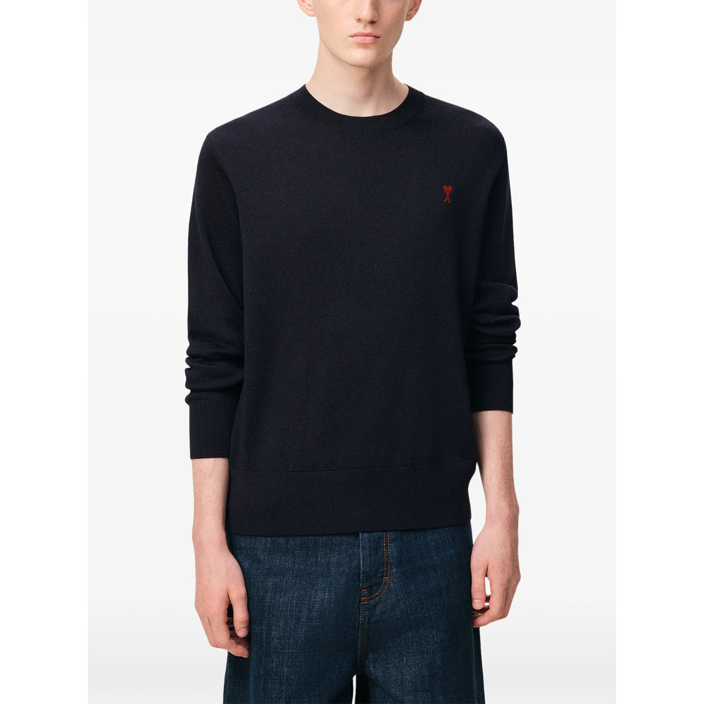 Ami Paris Blue Sweaters & Knitwear - Jumpers Men AMI PARIS