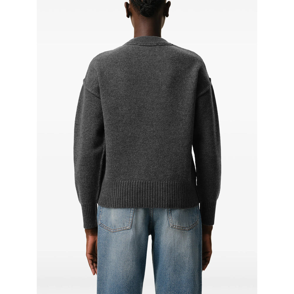 Ami Paris Grey Sweaters & Knitwear - Jumpers Men