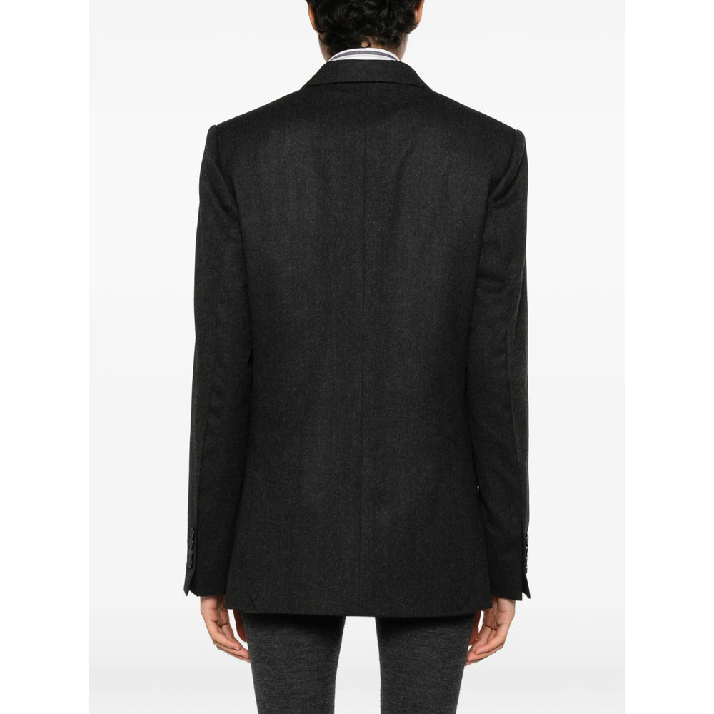 Victoria Beckham Grey Jackets - Blazers Women VICTORIA BECKHAM