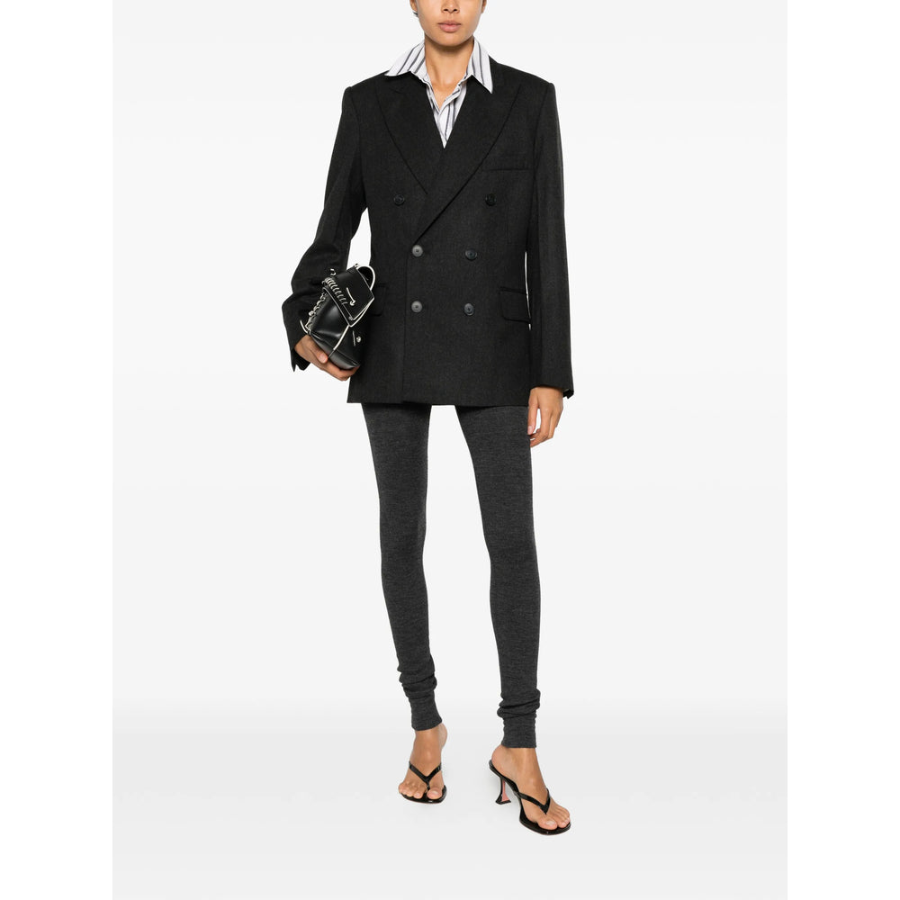 Victoria Beckham Grey Jackets - Blazers Women VICTORIA BECKHAM