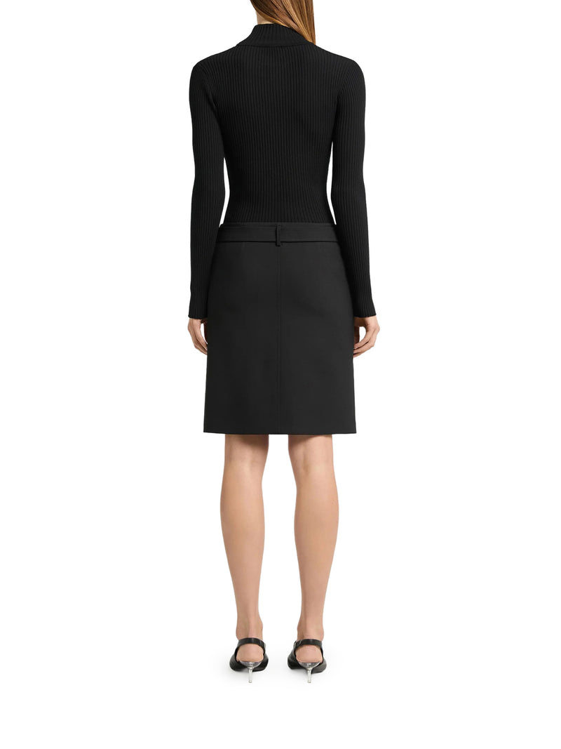 Courreges Women Ribbed Sweater With Cut-Out Detail COURREGES