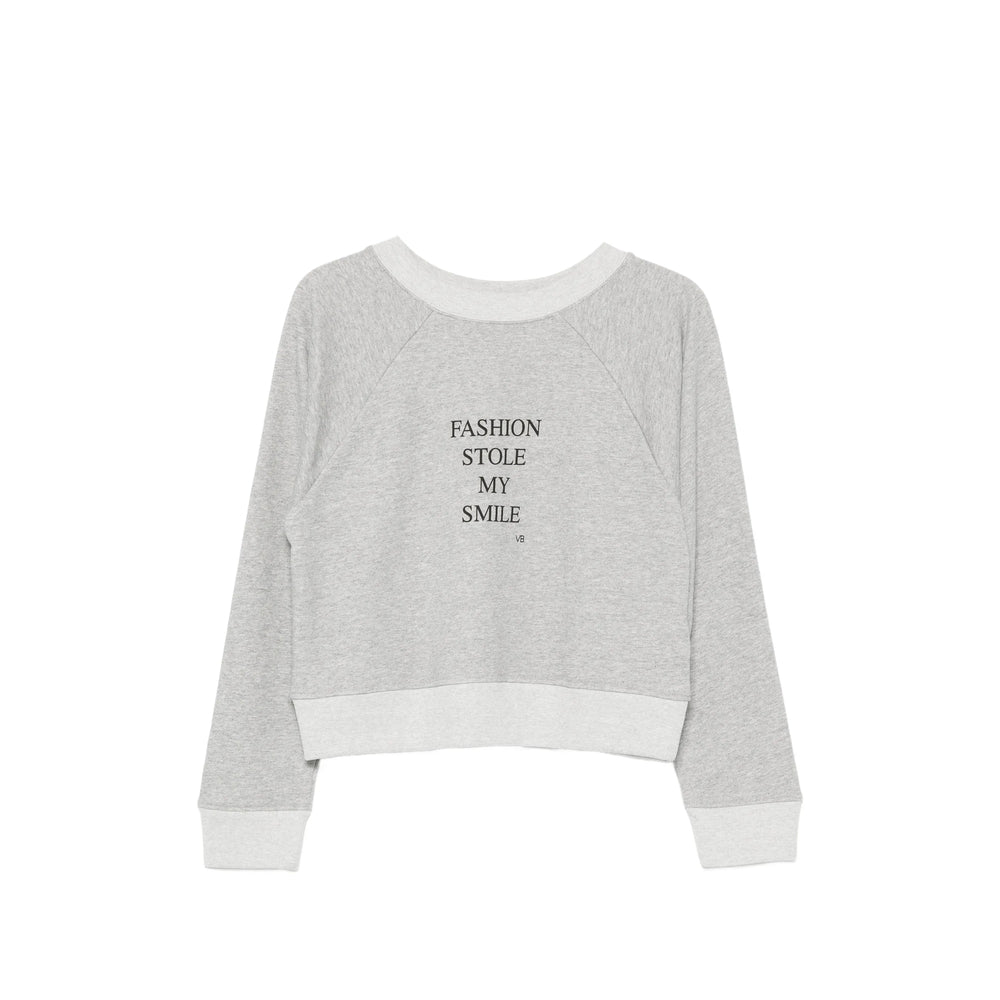 Victoria Beckham Black Tops - Sweatshirts Women VICTORIA BECKHAM